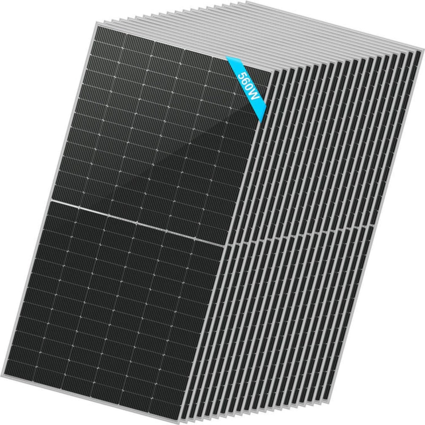 20 pcs SunGold Power 560 Watt Bifacial PERC Solar Panel