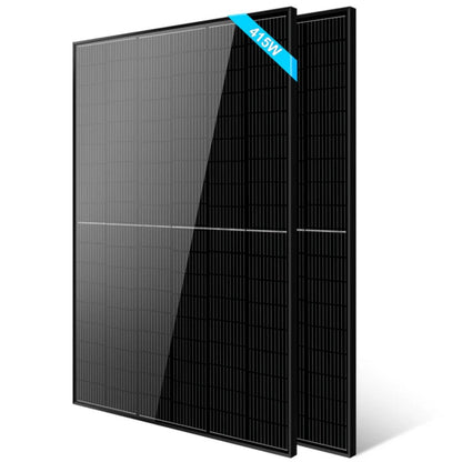 2 pcs SunGold Power 415W Mono Black Perc Solar Panel Full Pallet 