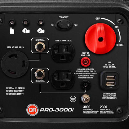 Generac/DR Power GP3000i 7129 / PRO 3000i 2300/3000W Gas Inverter Generator New