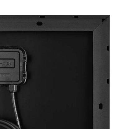 Rich Solar MEGA 100 SLIM 100 Watt Slim Solar Panel | Compact 12V Off-Grid Narrow Solar Panel for Vans, Overlanders, Boats | 25-Year Output Warranty