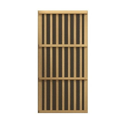 Maxxus 3 Person Corner Low EMF FAR Infrared Canadian Red Cedar Sauna MX-K356-01 CED Infrared Panel