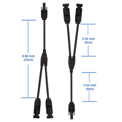 ACOPOWER 500W 12V Poly Solar RV Kits, 40A MPPT Charge Controller
