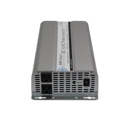 AIMS Power 2500 Watt 12 Volt Modified Sine Power Inverter Side And Top View