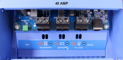 AIMS Power 40 Amp MPPT Solar Charge Controller Inputs