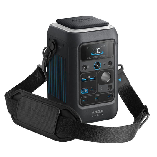 Anker SOLIX C300X DC Portable Power Station With Shoulder Strap