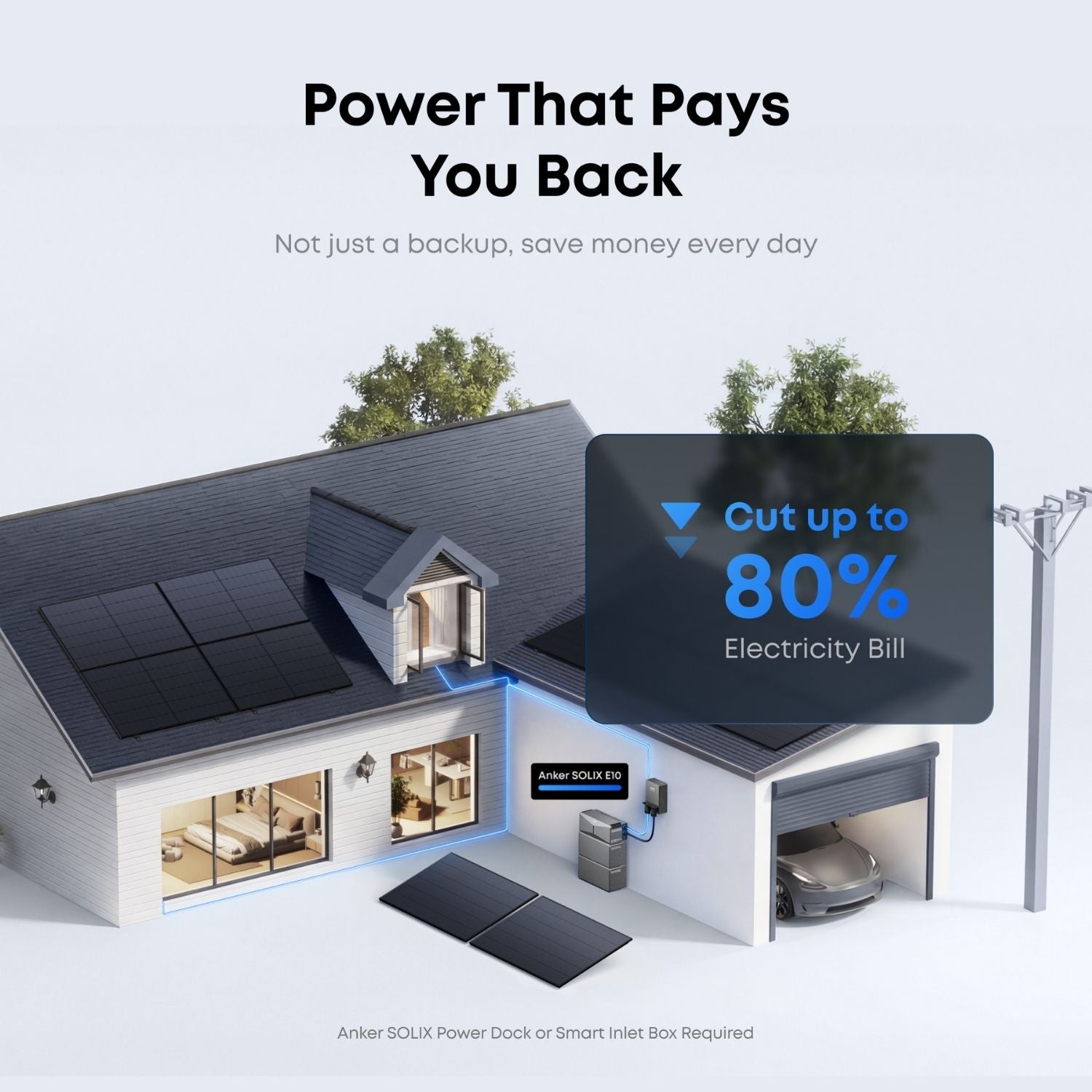 Anker SOLIX E10 cut up to 80% Electricity Bill