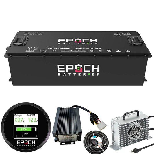 Epoch Batteries 48V 160Ah Lithium LiFePO4 Golf Cart Battery