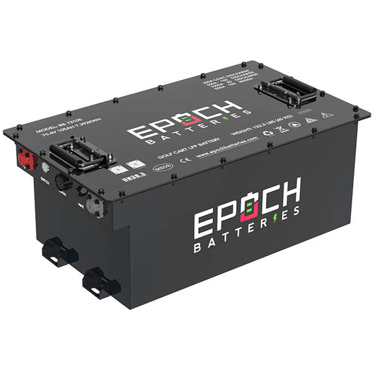 Epoch Batteries 72V 105Ah Lithium LiFePO4 Golf Cart Battery Kit
