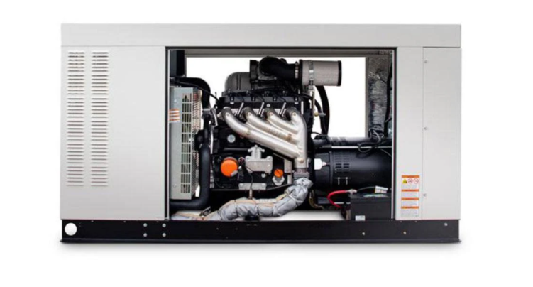 Generac Protector RG04845JNAX 48kW Liquid Cooled 3 Phase 120/240V Standby Generator Scratch and Dent