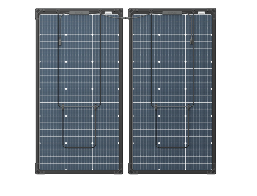 EcoFlow 125W Bifacial Modular Solar Panel (500W, 4-piece kit)