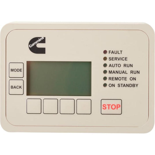 Cummins Home Standby Generator Remote in-Home Display Panel Front View