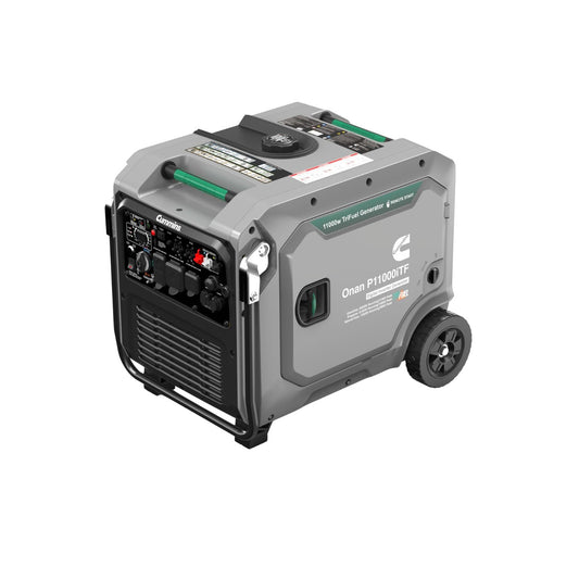 Cummins Onan P11000iTF Tri-Fuel Portable Inverter Generator side view