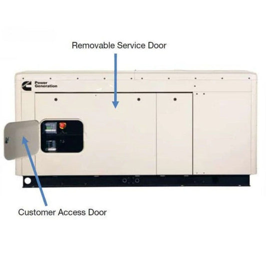 Cummins RS40 40kW Home Standby Generator Back View