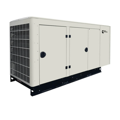 Cummins RS60 60kW Standby Power Generator left view
