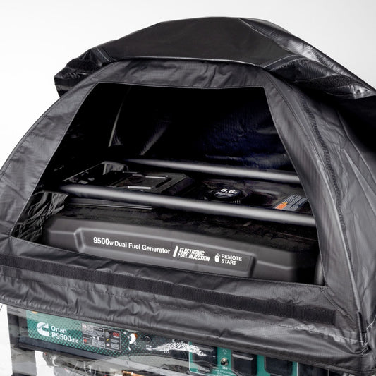 Cummins Running Cover for Open Frame Portable Generators inside view