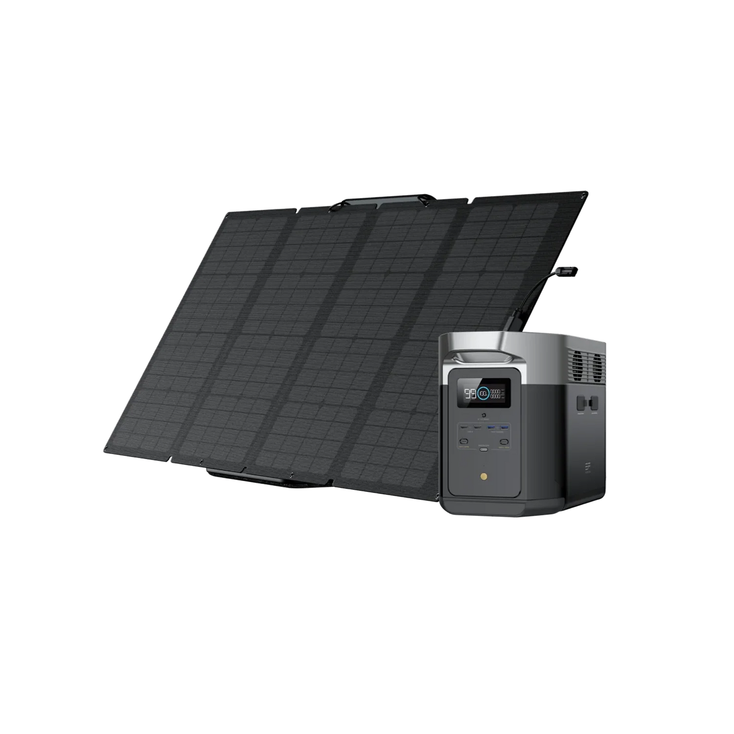 EcoFlow DELTA 2 Portable Power Station + 160W Portable Solar Panel
