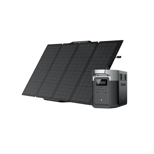 EcoFlow DELTA 2 Portable Power Station + 160W Portable Solar Panel