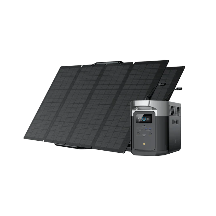 EcoFlow DELTA 2 Portable Power Station + 160W Portable Solar Panel