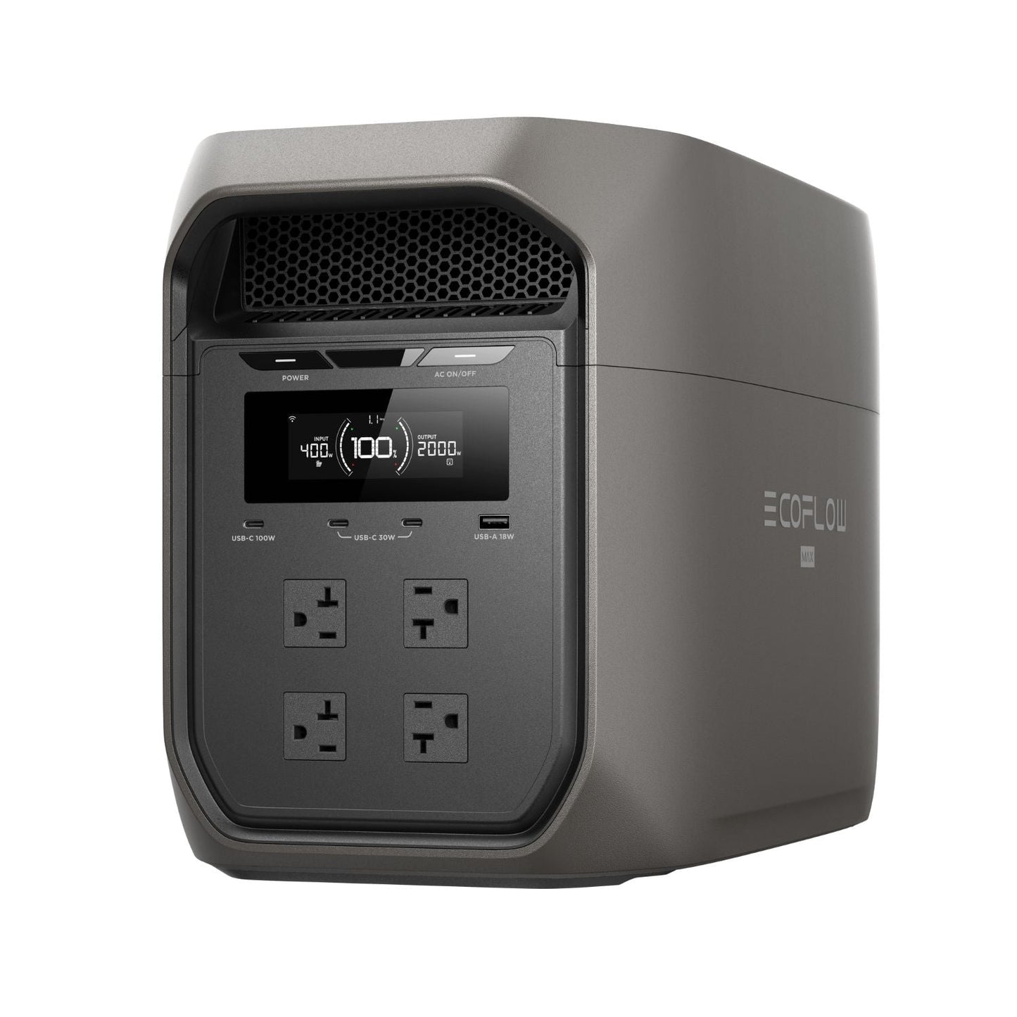 DELTA 3 Max Portable Power Station Black 