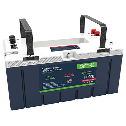Epoch Batteries 12V 300Ah Pro Series LiFePO4 Lithium Battery