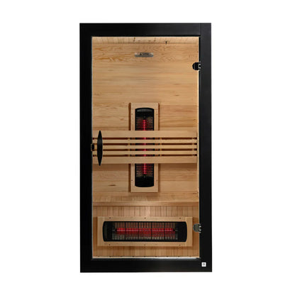 Dynamic Santorini 1-Person Near Zero Full Spectrum Infrared Sauna