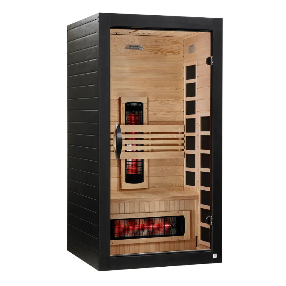 Dynamic Santorini 1-Person Near Zero Full Spectrum Infrared Sauna