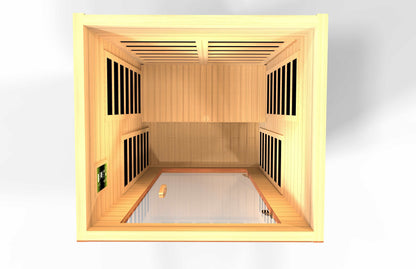Dynamic Saunas Avila Low EMF Infrared Sauna DYN-6103-01 Top View