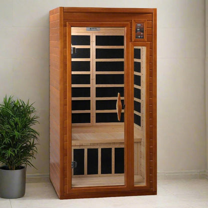 Dynamic Saunas Ultra Low EMF Far Infrared Sauna DYN-6106-01 Elite, Barcelona Edition