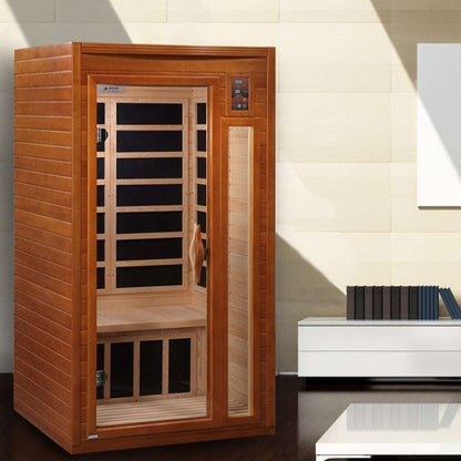 Dynamic Saunas Ultra Low EMF Far Infrared Sauna DYN-6106-01 Elite, Barcelona Edition