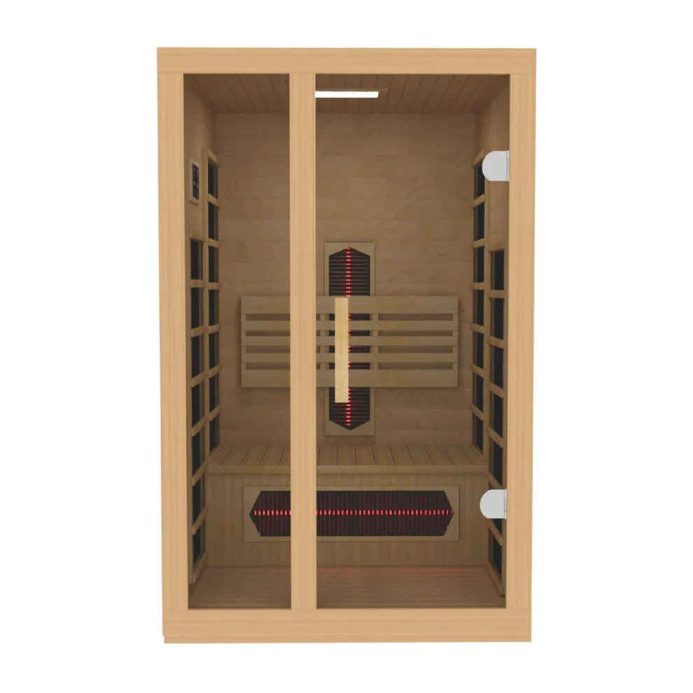 Dynamic Saunas Gracia 1-Person Near Zero EMF Full Spectrum Infrared Sauna