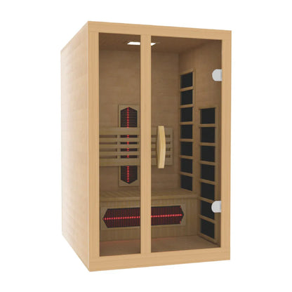 Dynamic Saunas Gracia 1-Person Near Zero EMF Full Spectrum Infrared Sauna