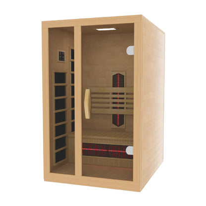 Dynamic Saunas Gracia 1-Person Near Zero EMF Full Spectrum Infrared Sauna