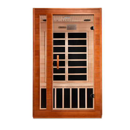Dynamic Cordoba 2-Person Low EMF Far Infrared Sauna front view