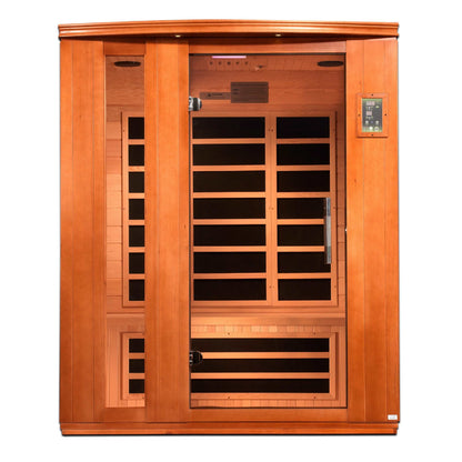 Dynamic Saunas Lugano Elite 3 Person Low EMF Far Infrared Sauna, DYN-6336-02