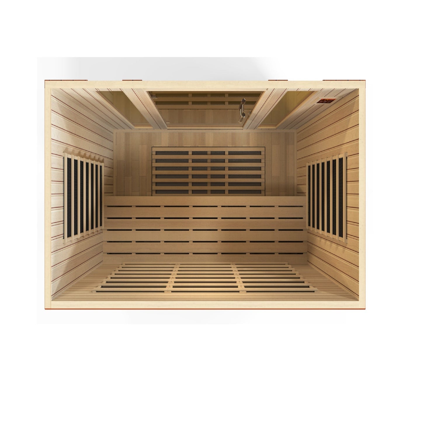 Dynamic Bergamo Elite 3-Person Low EMF Far Infrared Sauna - From Top