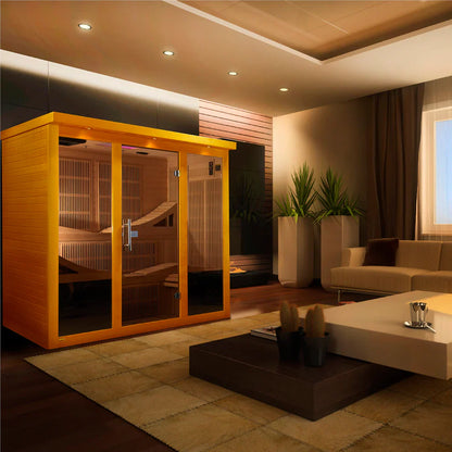 Dynamic Monaco 6-Person Ultra Low EMF Far Infrared Sauna