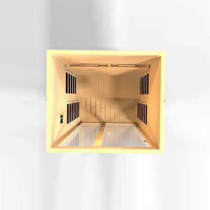 Dynamic Saunas Santiago 2 Person Full Spectrum Infrared Sauna, DYN-6209-03 FS