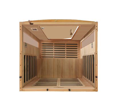 Dynamic Low EMF Far Infrared Sauna DYN-6202-03, Versaille Elite Edition Top Interior View