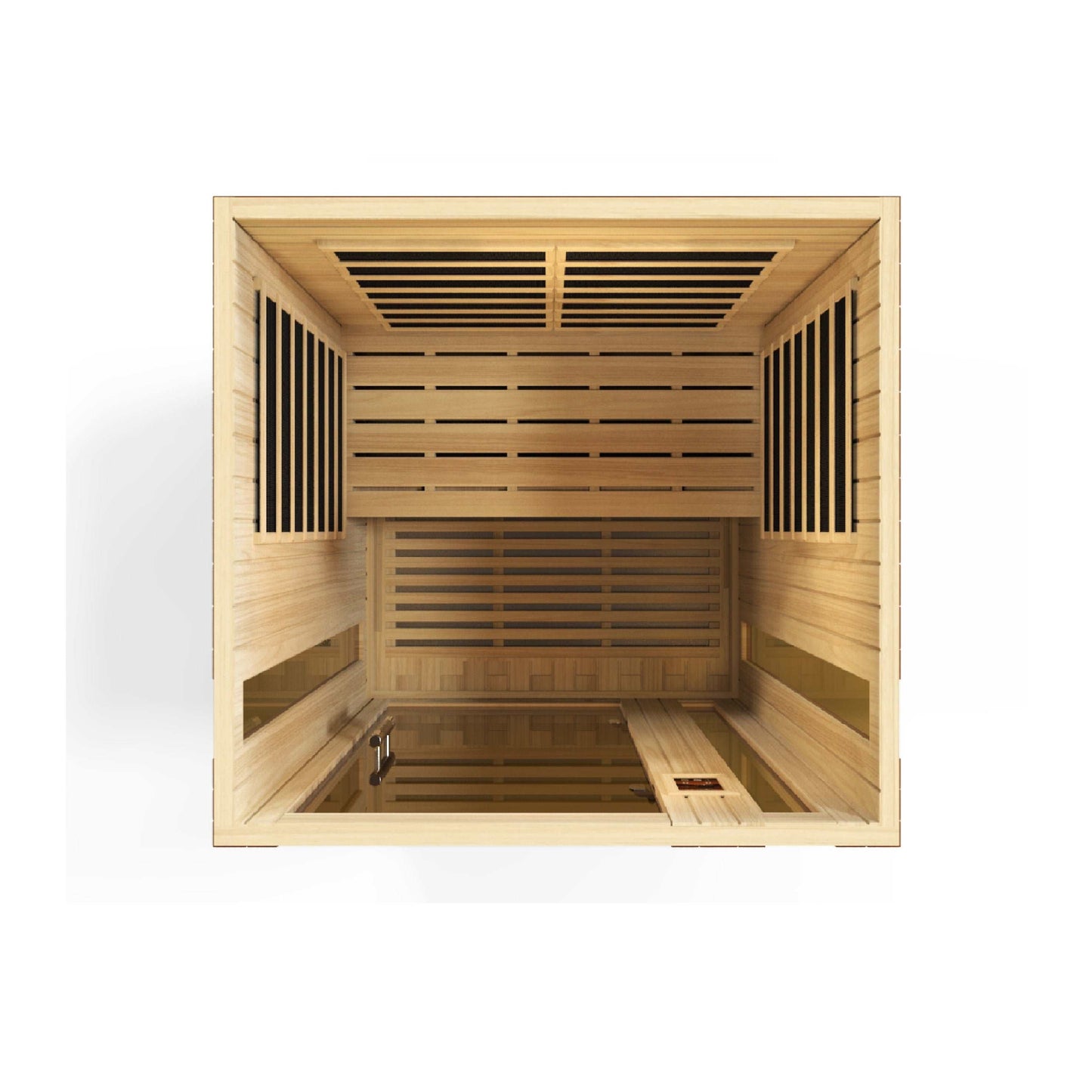 Dynamic Low EMF Far Infrared Sauna DYN-6220-01, Vittoria Elite Edition Top Interior View
