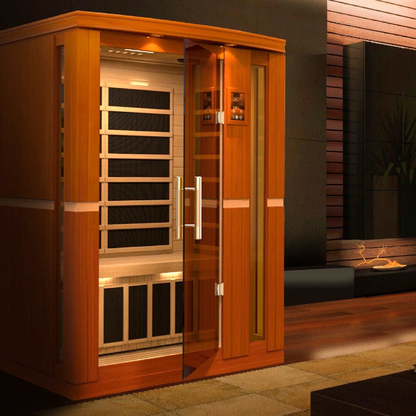 Dynamic Saunas Low EMF Far Infrared Sauna DYN-6220-01, Vittoria Elite Edition