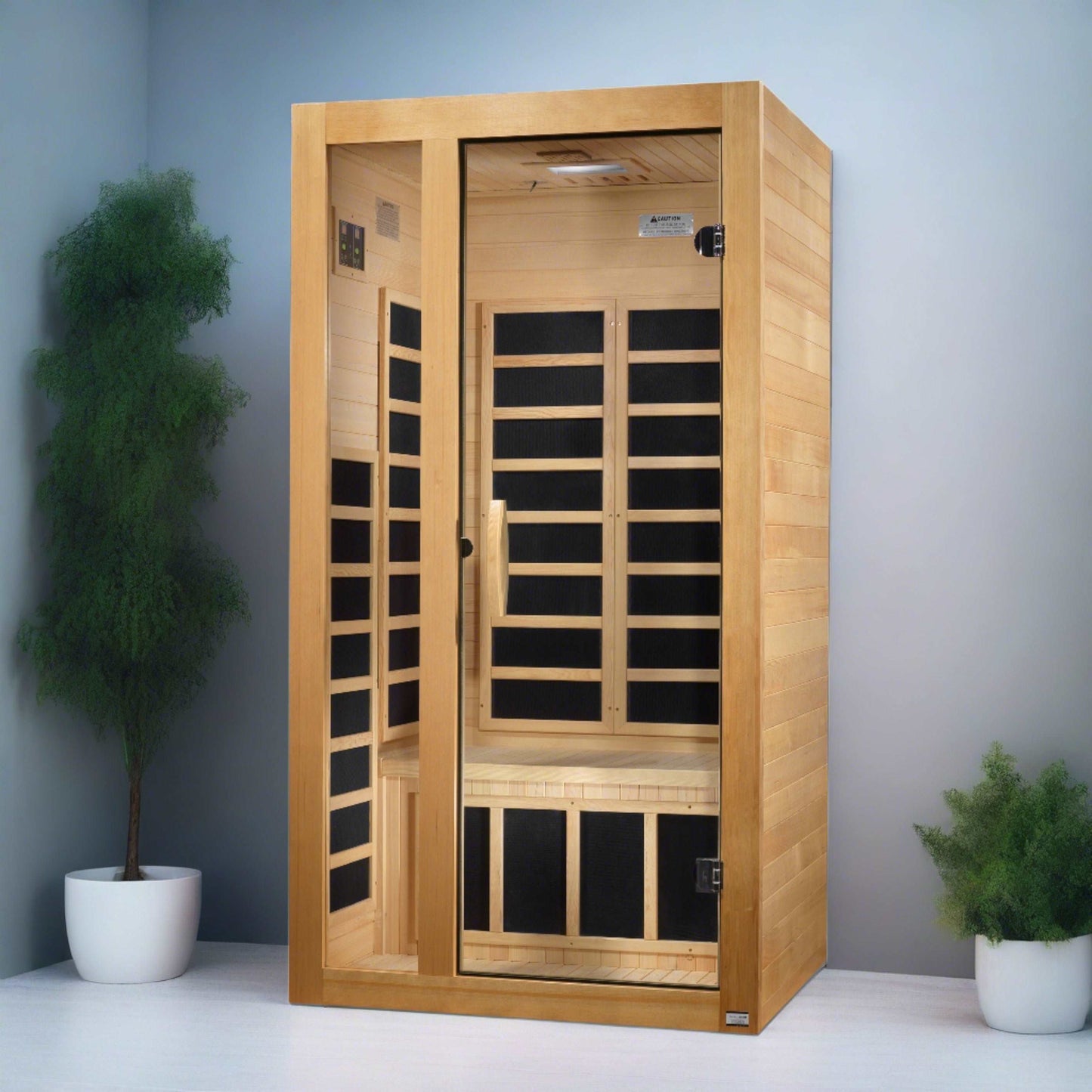 Dynamic Saunas "Gracia" Low EMF Full Spectrum Infrared Sauna DYN-6119-03 FS - Side View 2