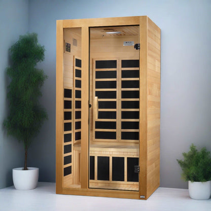 Dynamic Saunas "Gracia" Low EMF Full Spectrum Infrared Sauna DYN-6119-03 FS - Side View 2