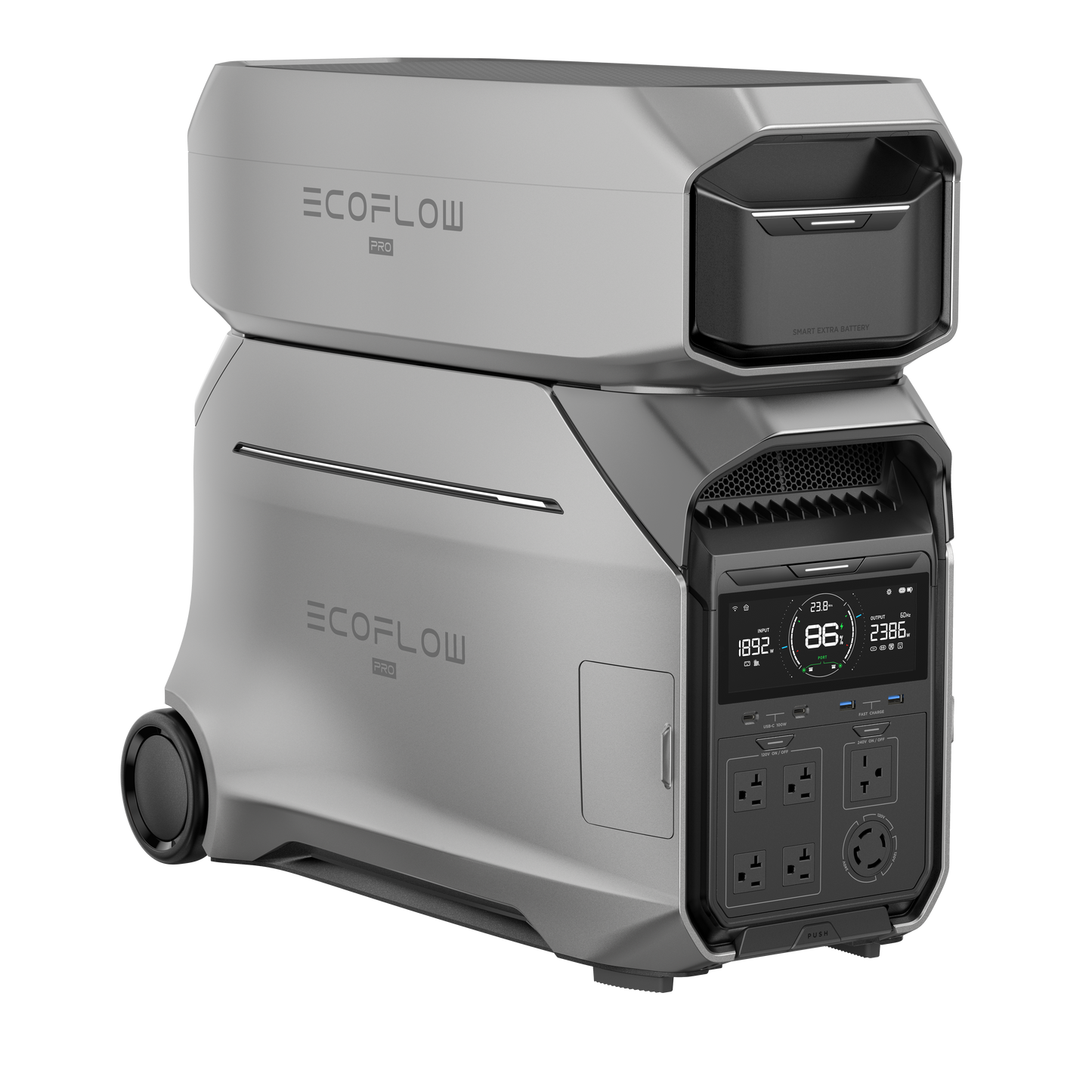 EcoFlow DELTA Pro 3 Portable Power Station + Extra Battery