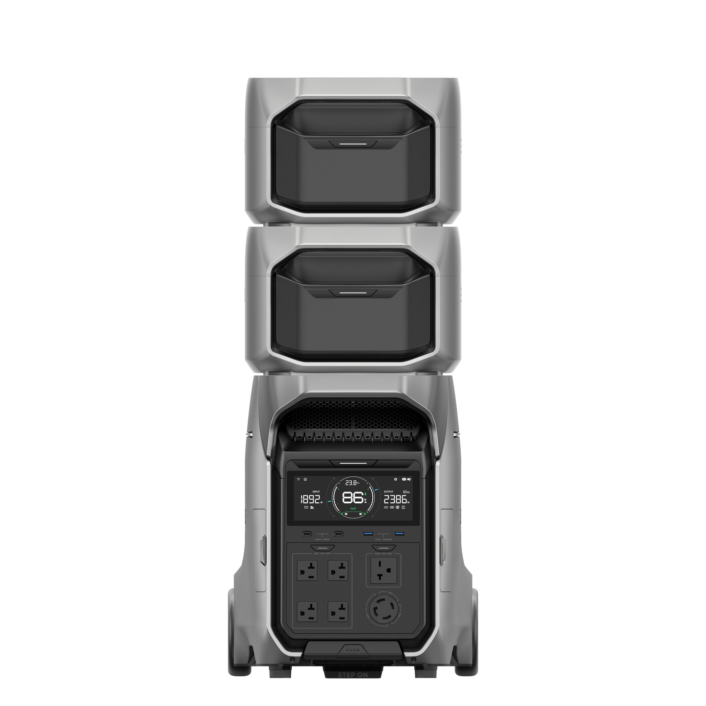 EcoFlow DELTA Pro 3 Portable Power Station + 2 x Extra Batteries