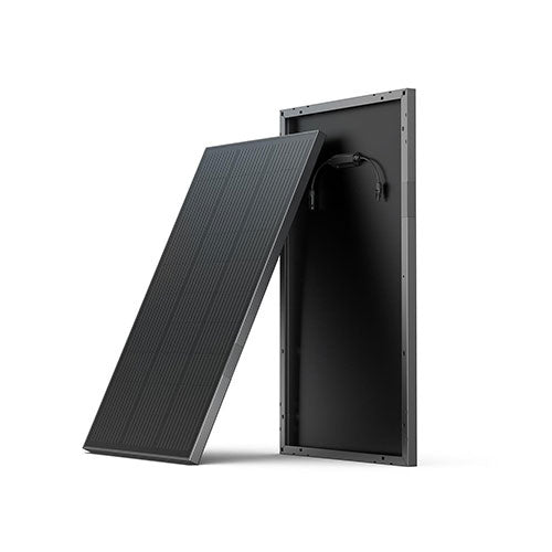 EcoFlow 100W Rigid Solar Panel + Rigid Solar Panel Mounting Feet (2 Pack)