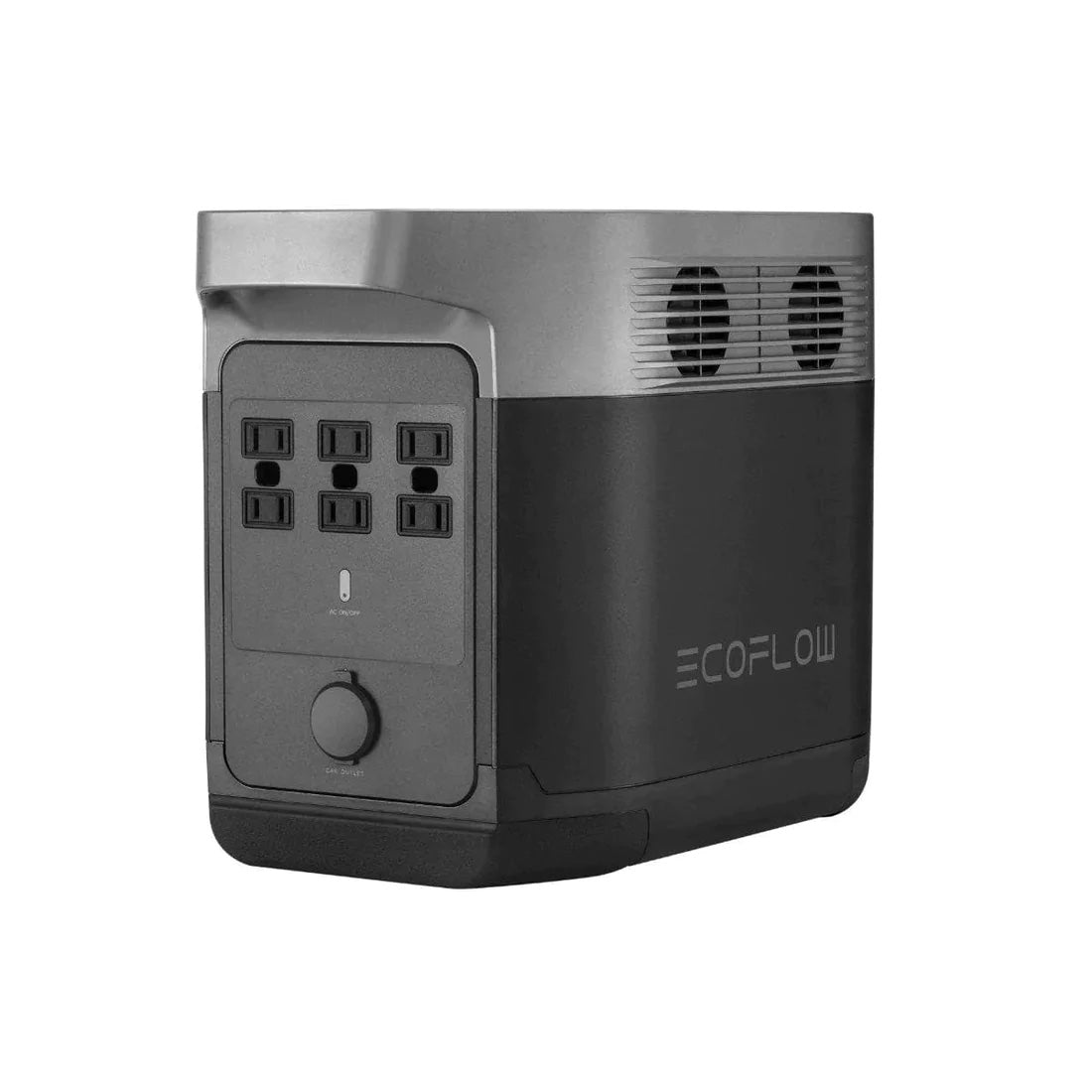 EcoFlow DELTA 1300 Portable Power Station Rear and Side View