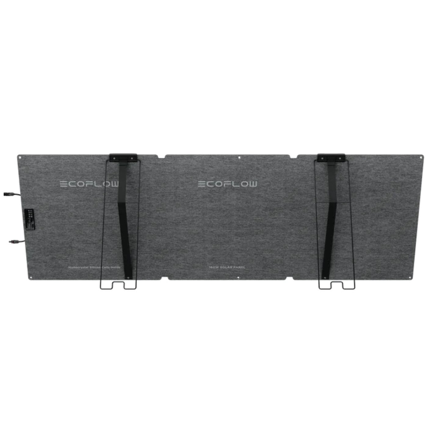 EcoFlow NextGen 160W Portable Solar Panel back view with stand