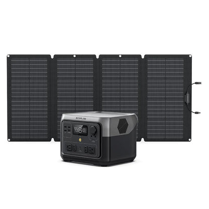 EcoFlow RIVER 2 Max + 160 Watt Portable Solar Panel