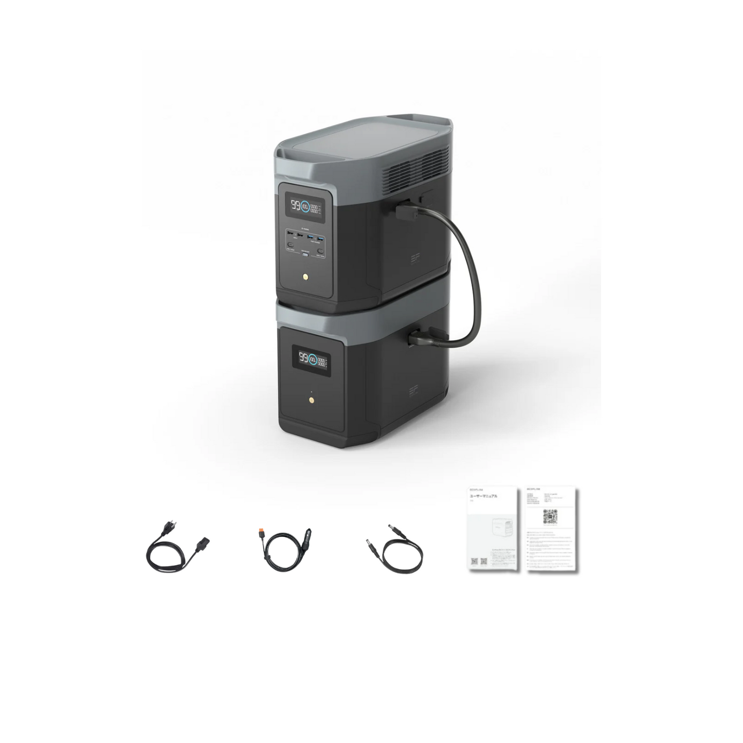 EcoFlow DELTA 2 Max Portable Power Station + 1 x DELTA 2 Max Smart Extra Battery Inclusions