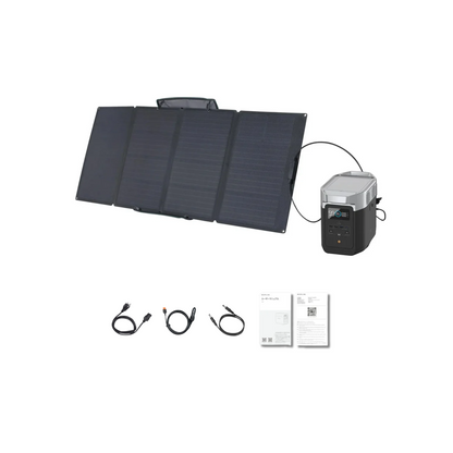 EcoFlow DELTA 2 Portable Power Station + 1 x 110W Solar Panel Inclusions